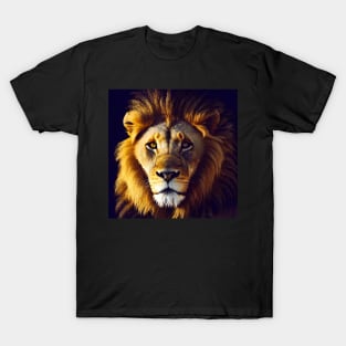 Lion head canvas T-Shirt